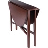 image:imageWinsome Hannah Foldable Round Dining Table 42 Wide with Set of 2 Chairs Light OakWalnut