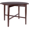 image:imageWinsome Hannah Foldable Round Dining Table 42 Wide with Set of 2 Chairs Light OakWalnut