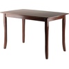 image:imageWinsome Inglewood 5PC Set Table w 4 Key Hole Back Chairs Dining Walnut