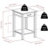 image:imageWinsome Liso Home Office Espresso End Table