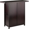 image:imageWinsome Macon Bar Wine Cabinet Espresso  Kitchen amp Dining Room Storage with Wine Glass Rack and Bottle Holder Convenient Home Bar Accessory for Organization