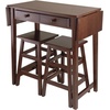 image:imageWinsome Mercer Double Drop Leaf Table with 2 Stools