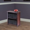 image:imageWinsome Milan Shelf medium WalnutWalnut  Black