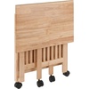 image:imageWinsome Mission 2Shelf Wood Mobile Printer Stand Brown 81628