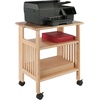image:imageWinsome Mission 2Shelf Wood Mobile Printer Stand Brown 81628