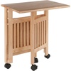 image:imageWinsome Mission 2Shelf Wood Mobile Printer Stand Brown 81628