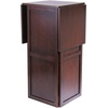 image:imageWinsome Newport 4016 x 50 x 1787Inch Wood Expandable Counter Wine Bar Antique Walnut 94350