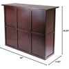 image:imageWinsome Newport 4016 x 50 x 1787Inch Wood Expandable Counter Wine Bar Antique Walnut 94350