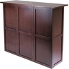 image:imageWinsome Newport 4016 x 50 x 1787Inch Wood Expandable Counter Wine Bar Antique Walnut 94350