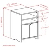 image:imageWinsome Nova Storage Cabinet with Drawer 19 Wide WhiteWhite