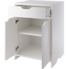 image:imageWinsome Nova Storage Cabinet with Drawer 19 Wide WhiteWhite