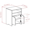 image:imageWinsome Nova Storage Cabinet with Drawer 19 Wide WhiteWhite