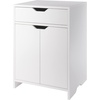 image:imageWinsome Nova Storage Cabinet with Drawer 19 Wide WhiteWhite