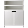 image:imageWinsome Nova Storage Cabinet with Drawer 19 Wide WhiteWhite