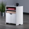 image:imageWinsome Nova Storage Cabinet with Drawer 19 Wide WhiteWhite