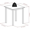 image:imageWinsome Parkland 5Pc High Table with 29 Ladder Back Stools