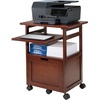 image:imageWinsome Piper 3Shelf Wood Mobile Printer Stand Brown 94427