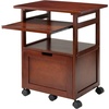 image:imageWinsome Piper 3Shelf Wood Mobile Printer Stand Brown 94427