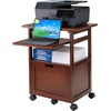 image:imageWinsome Piper 3Shelf Wood Mobile Printer Stand Brown 94427