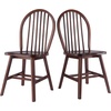 image:imageWinsome Ravenna 5Pc Dining Table with Windsor Chairs Walnut