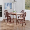 image:imageWinsome Ravenna 5Pc Dining Table with Windsor Chairs Walnut
