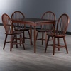 image:imageWinsome Ravenna 5Pc Dining Table with Windsor Chairs Walnut
