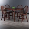 image:imageWinsome Ravenna 5Pc Dining Table with Windsor Chairs Walnut