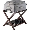 image:imageWinsome Reese Luggage Rack with Storage Shelf for Guest Room Bedroom Foldable No Assembly EspressoCappuccino