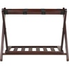 image:imageWinsome Reese Luggage Rack with Storage Shelf for Guest Room Bedroom Foldable No Assembly EspressoCappuccino