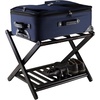 image:imageWinsome Reese Luggage Rack with Storage Shelf for Guest Room Bedroom Foldable No Assembly EspressoEspresso