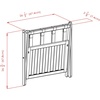 image:imageWinsome Reese Luggage Rack with Storage Shelf for Guest Room Bedroom Foldable No Assembly EspressoEspresso