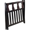 image:imageWinsome Reese Luggage Rack with Storage Shelf for Guest Room Bedroom Foldable No Assembly EspressoEspresso