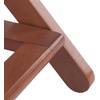 image:imageWinsome Reese Luggage Rack with Storage Shelf for Guest Room Bedroom Foldable No Assembly EspressoTeak