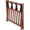 image:imageWinsome Reese Luggage Rack with Storage Shelf for Guest Room Bedroom Foldable No Assembly EspressoTeak