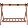 image:imageWinsome Reese Luggage Rack with Storage Shelf for Guest Room Bedroom Foldable No Assembly EspressoTeak