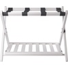 image:imageWinsome Reese Luggage Rack with Storage Shelf for Guest Room Bedroom Foldable No Assembly EspressoWhite