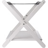 image:imageWinsome Reese Luggage Rack with Storage Shelf for Guest Room Bedroom Foldable No Assembly EspressoWhite