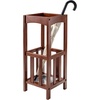 image:imageWinsome Rex Umbrella Stand with Metal Tray Walnut 94712