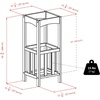 image:imageWinsome Rex Umbrella Stand with Metal Tray Walnut 94712