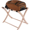 image:imageWinsome Scarlett Luggage Rack in Cappuccino Sturdy Folding Suitcase and Bag Stand for Guest Room Bedroom Must Have Foldable Storage Essential for Guests Small Businesses HomeNatural
