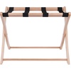 image:imageWinsome Scarlett Luggage Rack in Cappuccino Sturdy Folding Suitcase and Bag Stand for Guest Room Bedroom Must Have Foldable Storage Essential for Guests Small Businesses HomeNatural
