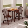 image:imageWinsome Sorella 3Pc Drop Leaf Dining Table with Windsor Chairs Walnut