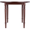 image:imageWinsome Sorella 3Pc Drop Leaf Dining Table with Windsor Chairs Walnut
