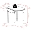 image:imageWinsome Sorella 5Pc Drop Leaf Dining Table with Windsor Chairs Walnut
