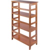 image:imageWinsome Studio 3Tier Bookshelf 42 in Honey Pine Classic Display Bookcase Functional amp Stylish Shelving Unit for Convenient Home Storage in Living Room Bedroom Office DormShelving
