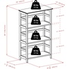 image:imageWinsome Studio 3Tier Bookshelf 42 in Honey Pine Classic Display Bookcase Functional amp Stylish Shelving Unit for Convenient Home Storage in Living Room Bedroom Office DormShelving