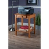 image:imageWinsome Studio End Table  Printer Stand with Drawer for Home Office 29 Honey