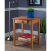 image:imageWinsome Studio End Table  Printer Stand with Drawer for Home Office 29 Honey