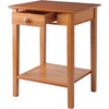 image:imageWinsome Studio End Table  Printer Stand with Drawer for Home Office 29 Honey