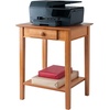 image:imageWinsome Studio End Table  Printer Stand with Drawer for Home Office 29 Honey